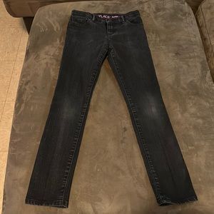 EUC - Girls Basic Super Skinny Jeans - Black Wash